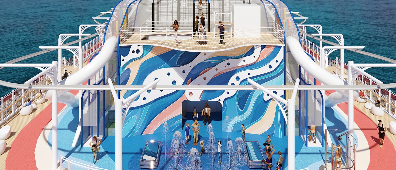 The Lookout and splash area